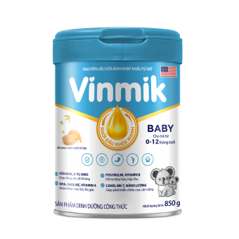 Thực phẩm dinh dưỡng VINMIK BABY 850g